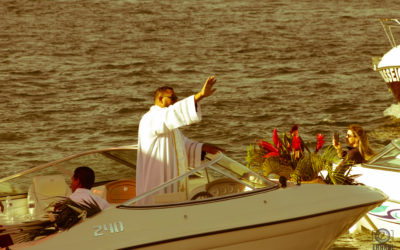 Confira as fotos da procissão náutica de Santo Antonio